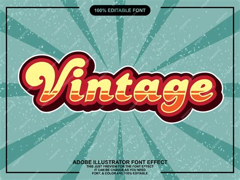 Premium Vector | Bold script retro text style font effect