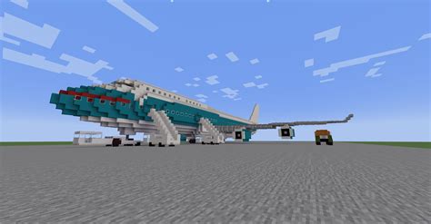 boeing 747 Minecraft Map