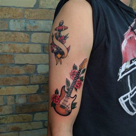 101 Awesome Guitar Tattoo Ideas You Need To See! | Outsons