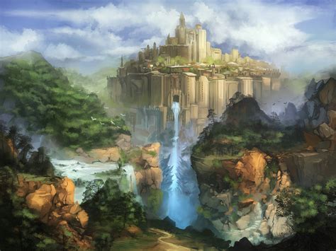 Fantasy castle by N7U2E on DeviantArt