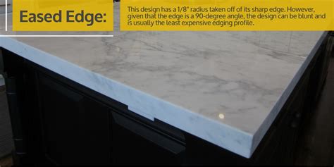 Pencil Edge vs. Eased Edge Countertops | StoneSense