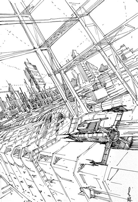 Future city - sketches on Behance