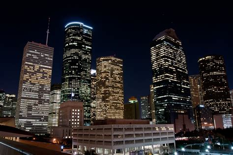 Downtown Houston at Night, free photos, #1201639 - FreeImages.com