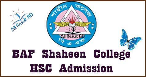 BAF Shaheen College HSC Admission Notice 2025