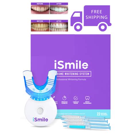 Ismile Teeth Whitening Kit LED Light 35% Carbamide Peroxide 3 3Ml Gel Syringes 1 | eBay