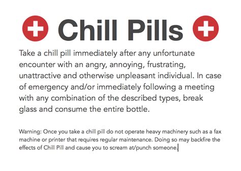 Free Printable Chill Pill Jar Label Printable