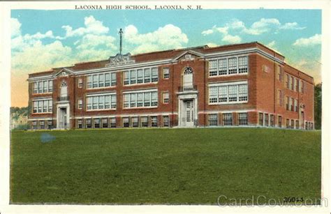 Laconia High School New Hampshire Postcard