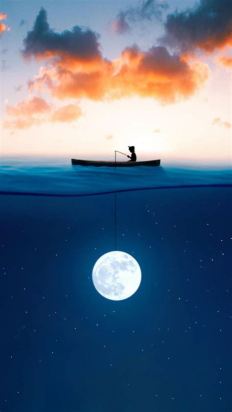 Fishing Dreams | Depth Effect - Wallpapers Central Chill Wallpaper, 4k Wallpaper For Mobile ...