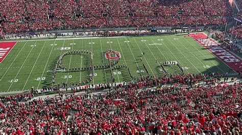 Ohio State Marching Band performs 'Script Ohio' before Michigan game ...