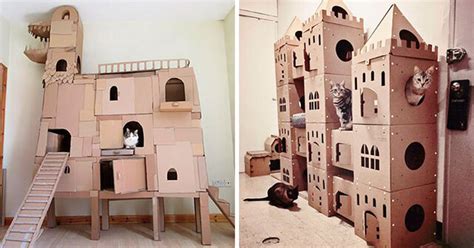 Instead Of Throwing Out Old Cardboard Boxes, People Are Turning Them ...