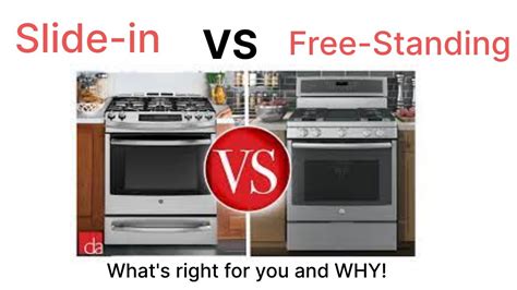 Slide-in VS. Free-standing range Which one is right for YOU? - YouTube