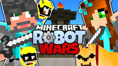 Minecraft | THINKNOODLES VS THINK'S WIFE! | Think's Lab HUSBAND VS WIFE! | Minecraft Robot Wars ...