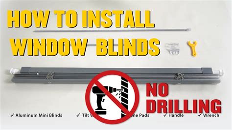 How to Install Cordless Window Blinds | No tools- No Drill - YouTube