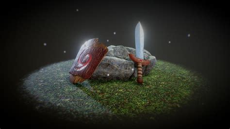 Deku Shield And Kokiri Sword - Download Free 3D model by Rafael Ribeiro ...