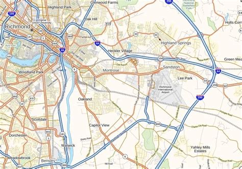 Richmond Airport Terminal Map