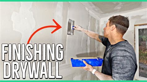 Finishing Drywall ||Garage to Living Area Conversion|| - YouTube