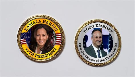 47th President Kamala Harris and First Gentleman Doug Emhoff | Etsy