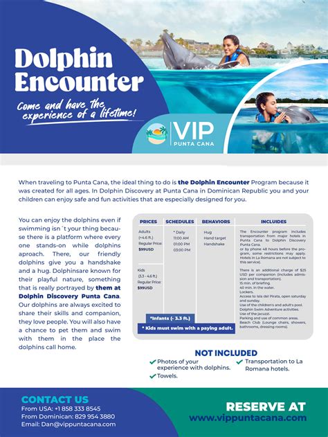 DOLPHIN ENCOUNTER – VIP Punta Cana