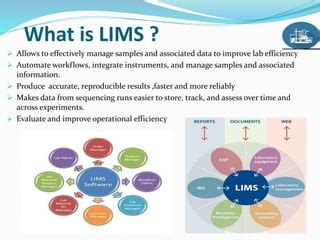 Laboratory information management system (LIMS) | PPT