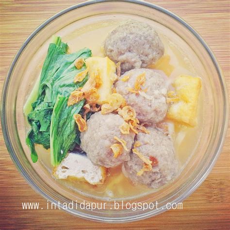 Having fun in the kitchen: Bakso Kuah