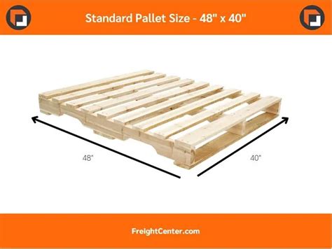 What Is Standard Pallet Size and Weight? – FreightCenter