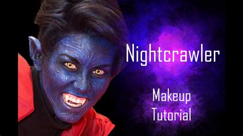 Nightcrawler X-Men Makeup Tutorial/Timelapse - YouTube