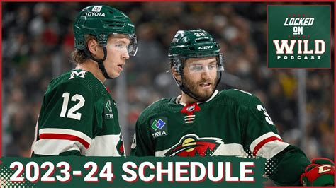 Dissecting the 2023-24 Minnesota Wild Schedule! - YouTube