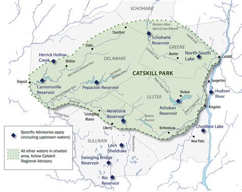 Map Of The Catskills Region - Cape May County Map