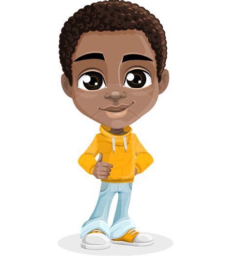 Get Jorell the Playful Afro-American Boy - our new hero of creativity, play and charm! | Black ...