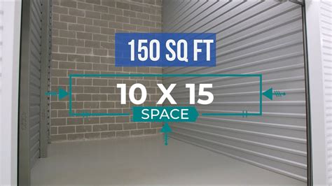 10x15 Storage Unit Size Information - YouTube