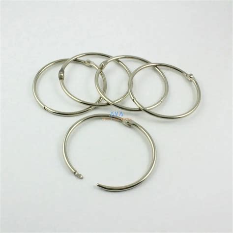 Aliexpress.com : Buy 20 Pieces 50mm Metal Curtain Rings Curtain Open Rings Sliding Hook Rings ...