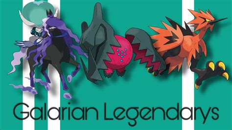 Legendary Pokemon of galar region | HD60FPS - YouTube