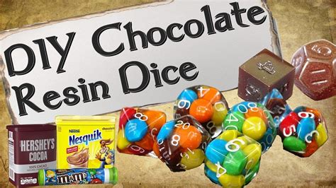 How to Make Your Own Dice Set | Chocolate Resin Dice - YouTube