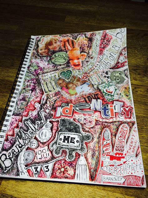 Identity Mind Map for Art Sketchbook