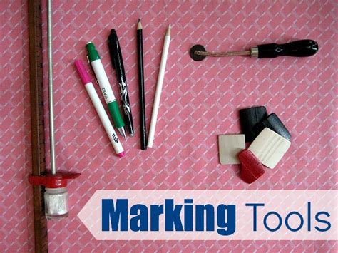 Different types of marking tools - The Sewing Loft