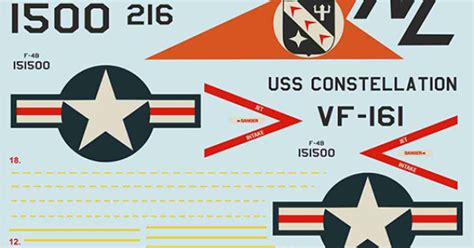 F-4 Phantom MIG Killers Vietnam War Part-2 / 48-148 / F-4B BuNo 151500/NL 216 - VF-161, USS ...