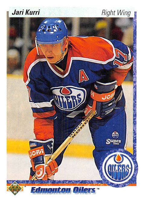 1990-91 Upper Deck Hockey #146 Jari Kurri Edmonton Oilers – Hockey Card World Inc