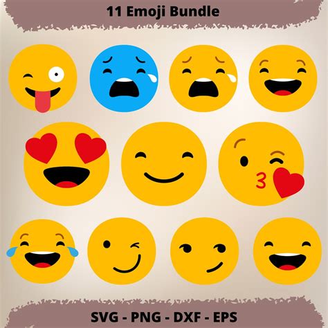 Items Similar To Emoji Svg Smiley Face Svg Emoji Desi - vrogue.co