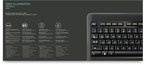 Logitech K800 Wireless Illuminated Keyboard | at Mighty Ape Australia