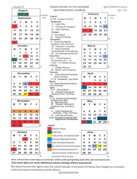 Savannah Chatham County Schools Calendar – Printable Template Calendar