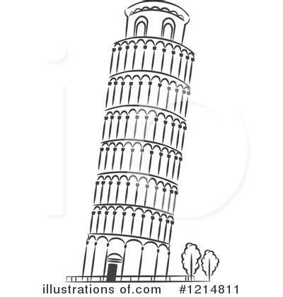 Leaning tower of pisa clipart - Clipground