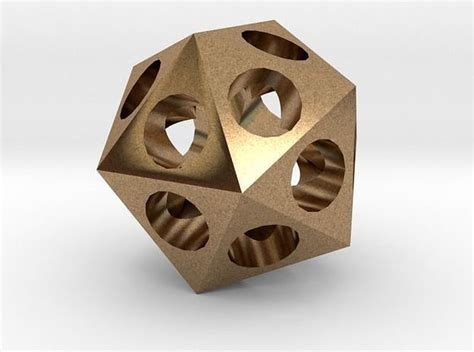 Icosahedron 3D model 3D printable | CGTrader