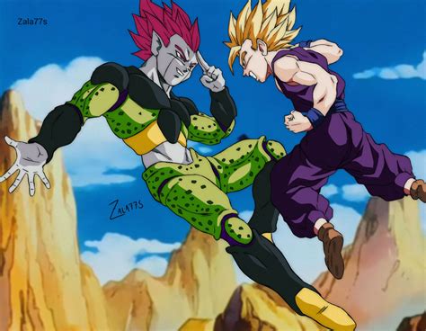 Gohan vs Cell conceptual! by zala77s on DeviantArt