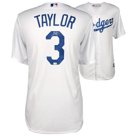 Autographed Los Angeles Dodgers Chris Taylor Fanatics Authentic ...