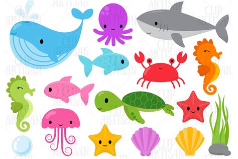 Aquatic Animals Clipart