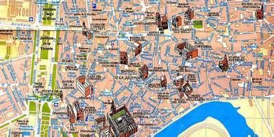 Seville walking tour map - Map of Seville walking tour (Andalusia - Spain)