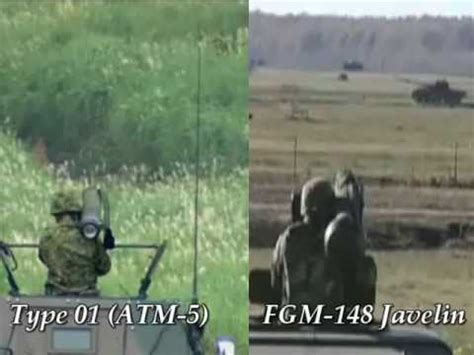 LMAT vs FGM-148 Javelin ATGM missile launch blast comparison ...