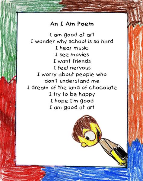 I Am Poem Examples For Elementary Students