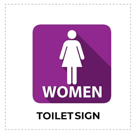 Premium Vector | Toilet sign men and women restroom