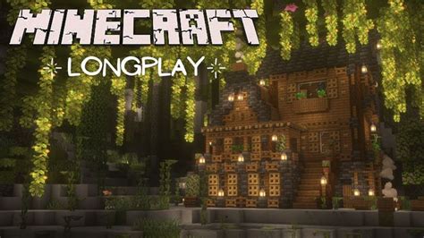 Minecraft Lush Caves Longplay - Relaxing Adventure, Peaceful Easy Starter House (No Commentary ...